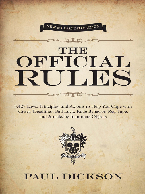 Title details for The Official Rules by Paul Dickson - Available